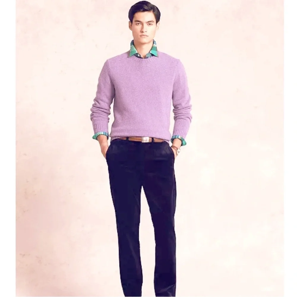 Polo by Ralph Lauren Navy Corduroy Slim Fit Straight Pants Size 32 X 34